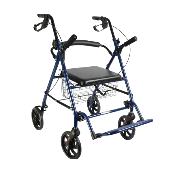 Khung Tập Đi Có Gác Chân Lucass W-918 Màu Xanh